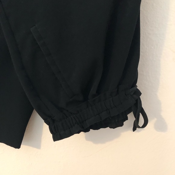 Black Zara Basic Drawstring Pants Small - Picture 4 of 5